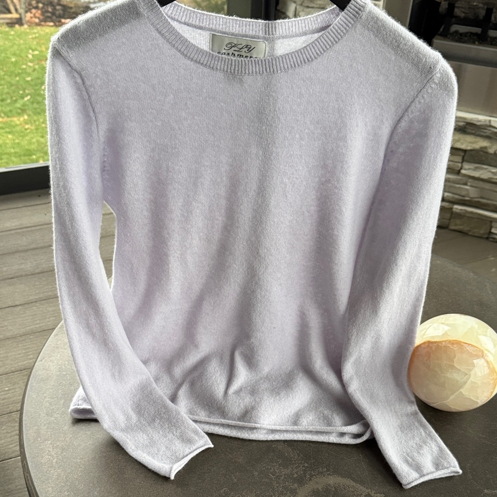PLY Cashmere Soft Lavender Sweater